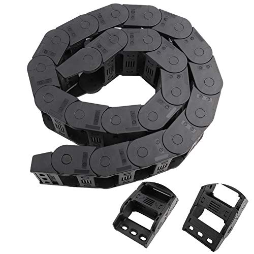 100 cm 25 x 57 mm Kettenkabelträger Drahtträger Schwarzes Nylonkabel Schleppkette für CNC-Fräsmaschine / 3D-Druckerzubehör 100 cm 25 x 57 mm Kettenkabelträger Drahtträger Schwarzes Nylonkabel Schleppkette für CNC-Fräsmaschine / 3D-Druckerzubehör von Elprico