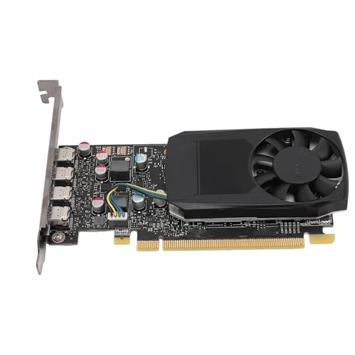 2GB GDDR5 Gaming Graphics Card, PCI Express 3.0x16 Computer -Grafikkarte für Professionelle Grafik, Grafikkarte für Quadro P620 von Elprico