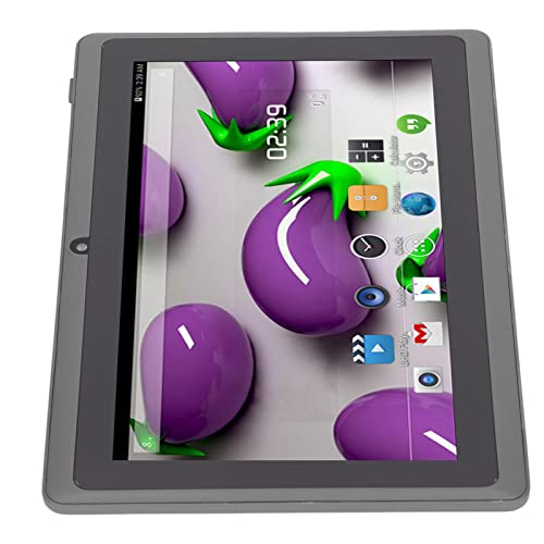7 Zoll Tablet Kleinkind Tablet für, HD Android 4.4 Tablet 8 GB ROM 512 GB Erweitern, 3 MP Kamera 2600 MAh Akku Lerntablett für (Schwarz) von Elprico