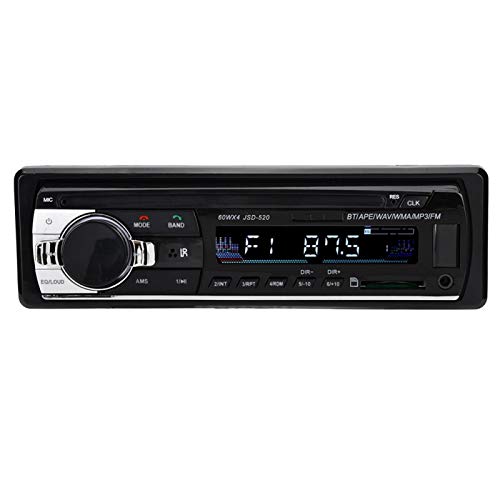 Bluetooth-Auto-FM-Radio, Verlustfreie HIFI-Musik-Einzelspindel-Auto-Bluetooth-MP3-Radio-Player mit AUX-Audioeingang von Elprico