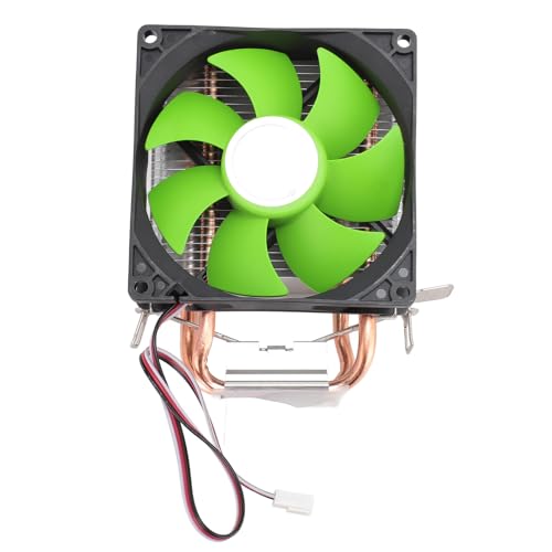CPU-Kühler, 48CFM DC12V Dual Heat Pipe CPU-Lüfter, Ersatz-CPU-Kühler für LGA 775 1150 1151 1155 1156 1200 (Nicht leuchtende Version) von Elprico