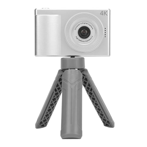 Digitalkamera, Autofokus HD 1080P, Kompakte Digitalkamera mit Dual-Kamera, 40 MP Vlogging-Kamera mit Stativ, Selfie-Videoaufzeichnung, Lustiger Camcorder für Studenten und Kinder von Elprico