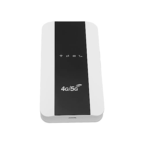 Drahtloser Tragbarer Router, Tragbarer 4G-WLAN-Router mit SIM-Kartensteckplatz, 150 Mbit/s Entsperrtes Tragbares WLAN für Mobiltelefone (Europäische Version) von Elprico