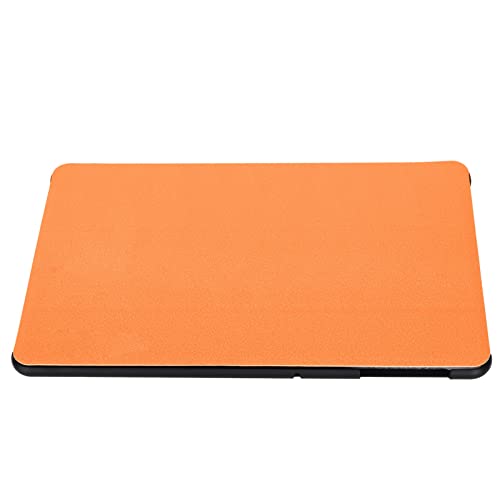 Elprico 10,4-Zoll-Tablet-Hülle, Universeller Leder-Schutzständer, Weiche, Bequeme Tablet-Schutzhülle für 10,4-Zoll-K-Pad-Tablet (Orange) von Elprico