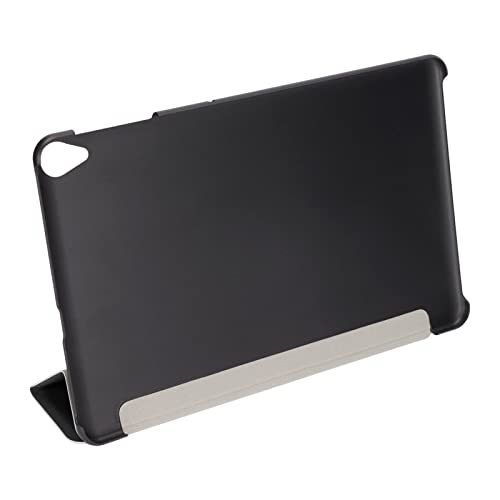 Elprico 10,4-Zoll-Tablet-Hülle, Universeller Leder-Schutzständer, Weiche, Bequeme Tablet-Schutzhülle für 10,4-Zoll-K-Pad-Tablet (Schwarz) von Elprico