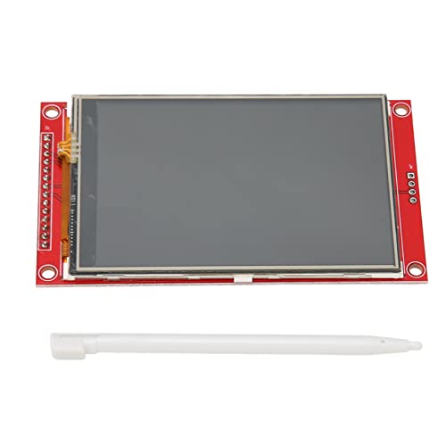 Elprico 3,5-Zoll-TFT-LCD-Anzeigemodul, Touch-Funktion, Auflösung 320 X 480, SPI-Schnittstelle, ILI9488-Treiber, für Raspberry Pi/STM32, 3,3 V–5 V, mit Speicherkartensteckplatz von Elprico