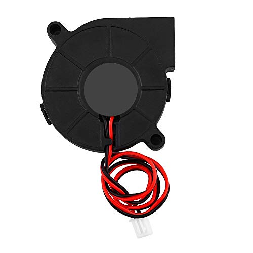 3D-Drucker Turbofan, 50 * 15 mm DC 12/24V Turbofan-Kühler-Kit, langlebiger Radial-Lüfter für 3D-Drucker(12V) von Elprico