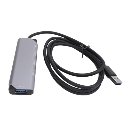 Elprico 4-Port-USB-Hub, 3 X USB 2.0, 1 X USB 3.0-Eingang, USB-Splitter, 5 Gbit/s Datenübertragung, USB-Hub für Windows, für Laptop, PC von Elprico