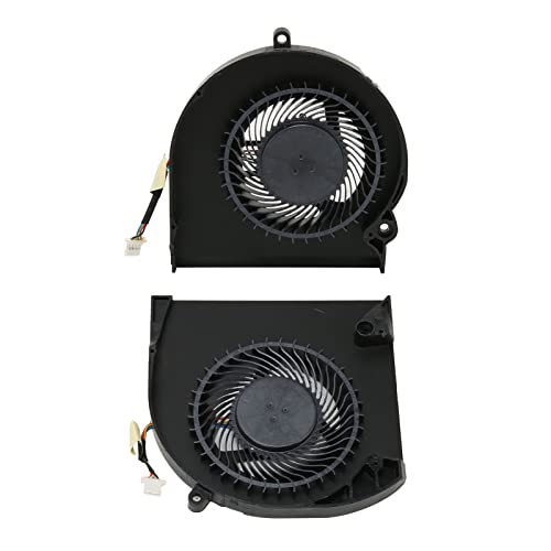 Elprico 4-poliger Laptop-Lüfter, Ersatz-Computer-Lüfter für Dell Alienware 15 R3 R4 P69F EG75070S1 Notebook-PC (CPU- und GPU-Lüfter) von Elprico