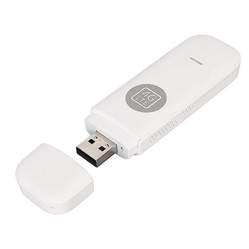 Elprico 4G LTE USB-Modem, Tragbare USB-Schnittstelle, WLAN-Router-Netzwerke mit SIM-Kartensteckplatz, 4G-Router, Reise-Hotspot, Weltweit, Universell von Elprico