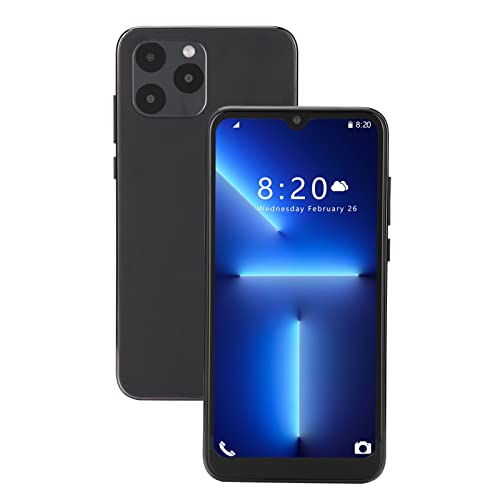 Elprico 4G Smartphone Ohne Vertrag Günstig,6,1 Zoll Dual SIM Handys ohne Vertrag, 3 GB RAM + 64 GB ROM, 8 MP + 16 MP-Kamera, 4000-mAh Akku für Android 11(Schwarz) von Elprico