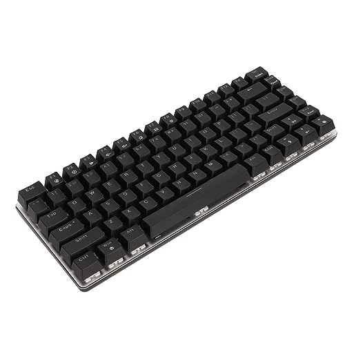 Elprico AK33RGB Gaming-Tastatur, Mechanische Tastatur mit 82 Tasten und RGB-Beleuchtung, Ergonomische Mechanische Gaming-Tastatur mit Schwarzem Schalter von Elprico