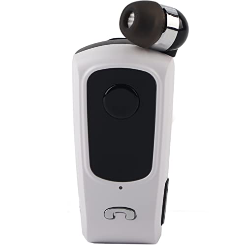 Elprico Bluetooth-Headset, Fineblue F920 Sport Bluetooth-Headset Ohrhörer Einziehbarer Freisprech-Kopfhörer für Telefon(Weiß) von Elprico