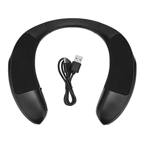 Elprico Bluetooth-Lautsprecher mit Nackenbügel, Freisprechen, Klare Anrufe, Stereo-Sound, Bluetooth-Lautsprecher, Tragbarer Lautsprecher für Den Sport zu Hause Im Freien von Elprico