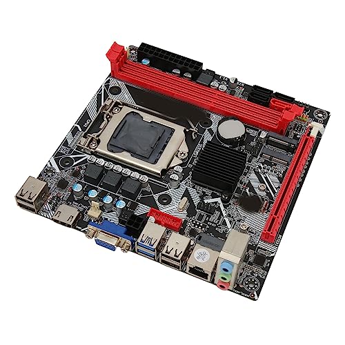 Elprico Desktop-Computer-Motherboard, B75 MS LGA 1155 Motherboard, DDR3-Speicher NVME M.2 WiFi M.2 USB3.0 SATA3.0 Motherboard Mainboard von Elprico