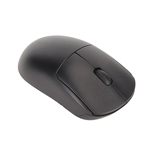 Elprico Drahtlose Gaming-Maus, 1200 DPI 2,4 G Mechanische Click-Fit Palm Batteriebetriebene Computermaus für Desktop-PC-Laptop (Schwarz) von Elprico