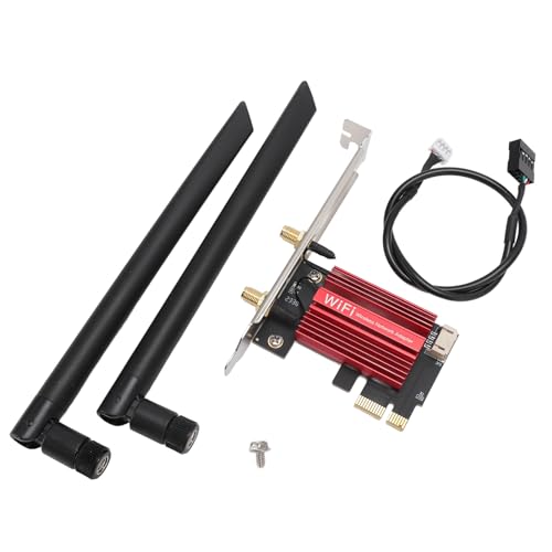 Elprico Drahtloser Netzwerkadapter, 2,4G 5G Dualband-WLAN-Netzwerkadapter, PCIE-Wireless-Netzwerkkartenadapter RTL8821CE Pro AW CB304NF Elprico Drahtloser Netzwerkadapter, 2,4G 5G Dualband-WLAN-Netzwerkadapter, PCIE-Wireless-Netzwerkkartenadapter RTL8821CE Pro AW CB304NF von Elprico