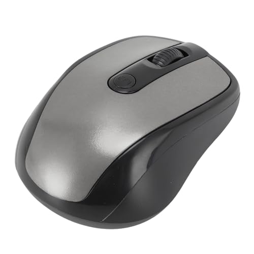 Elprico Ergonomische Maus, Kabellos, 2,4 G Kabellose Computermaus, Tragbare Optische Computermaus, Vertikale Maus für Desktop, Laptop, Computer (Silver) von Elprico