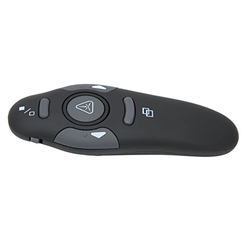 Elprico Ergonomisches Design, Kabellose Presenter-Fernbedienung 2,4 GHz, Präsentations-Clicker mit Mehreren Funktionen, Breite Anwendung für Redekonferenzen Elprico Ergonomisches Design, Kabellose Presenter-Fernbedienung 2,4 GHz, Präsentations-Clicker mit Mehreren Funktionen, Breite Anwendung für Redekonferenzen von Elprico