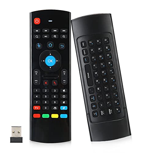 Elprico Fernbedienung, Wireless Remote Mouse MX3 2.4G Wireless Air Fly Mouse Bewegungserkennungs-Infrarot-Fernbedienung für TV-PC Elprico Fernbedienung, Wireless Remote Mouse MX3 2.4G Wireless Air Fly Mouse Bewegungserkennungs-Infrarot-Fernbedienung für TV-PC von Elprico