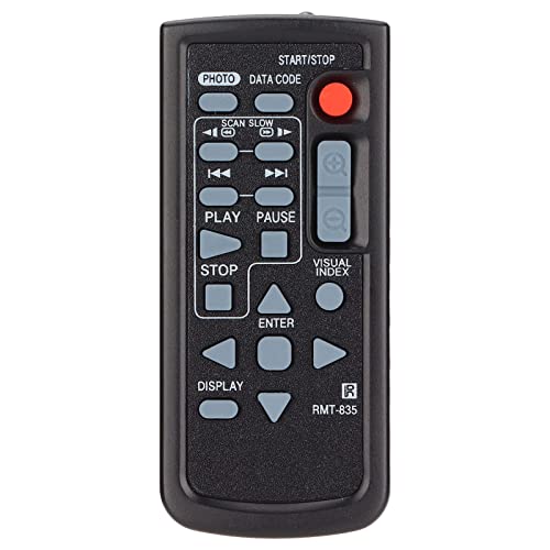 Elprico Fernbedienung für Sony RMT‑835, Ersatzfernbedienung für RMT‑845 HDR‑PJ580E PJ790E PJ820E CX900E XR350 CX370 Videokamera von Elprico