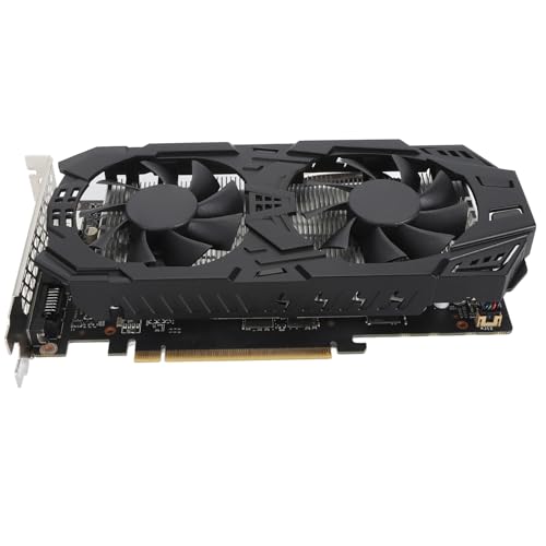 Elprico GTX1060 Gaming-Grafikkarte, mit 5 GB GDDR5 192 Bit, Unterstützt DirectX 12.1, OpenGL 4.5 und HDCP, Desktop-Computer-Grafikkarte mit Zwei Lüftern und Einer Auflösung von 7680 X von Elprico