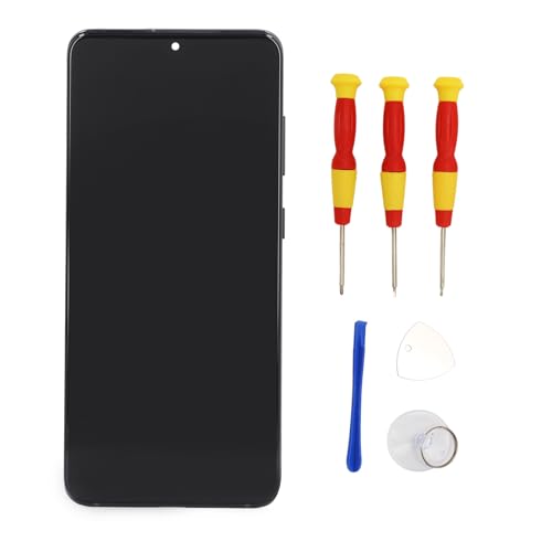 Elprico Galaxy S20 Display-Ersatz mit Rahmen, für Galaxy S20 Display-Ersatz-Set, Organische Leuchtdiode, Vollständiger Montage-Touchscreen mit Reparaturwerkzeug von Elprico