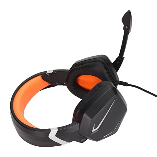 Elprico Gaming-Headset, 3,5 Mm Stereo Professionelles Gaming-Headset Over-Ear-Kopfhörer mit Lautstärkeregelung und Dynamischem RGB Ergonomischem Gamer-Headset für PS4, für Xbox One, für Switch von Elprico