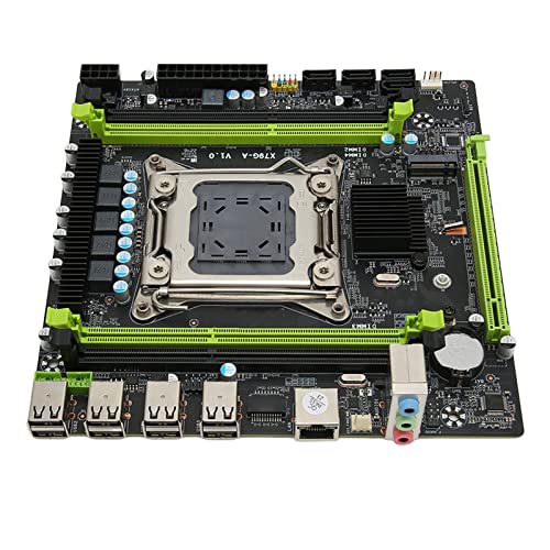 Elprico Gaming-Motherboard mit NVME M.2-Unterstützung, DDR3-Desktop-Motherboard, Kompatibel mit Xeon E5 V1 V2 und I7-CPU Elprico Gaming-Motherboard mit NVME M.2-Unterstützung, DDR3-Desktop-Motherboard, Kompatibel mit Xeon E5 V1 V2 und I7-CPU von Elprico