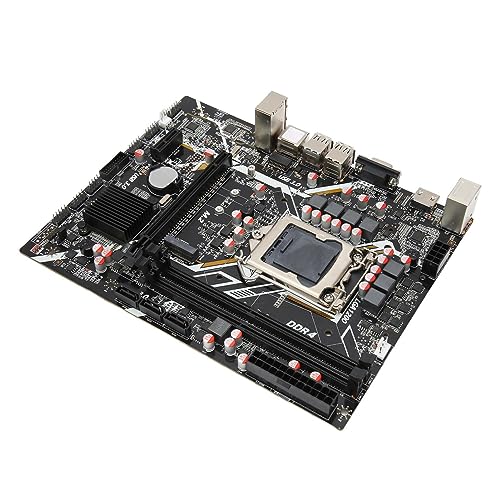 Elprico H410 ATX-Motherboard DDR4 NVME M.2-Schnittstelle PC-Gaming-Motherboard PCIE 16X Gen 3.0-Steckplatz Unterstützt LGA 1200 ATX-Motherboard von Elprico