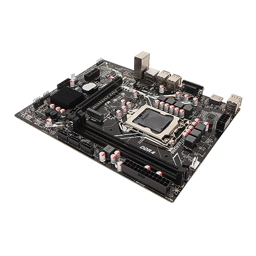 Elprico H510U-Motherboard, Dual-Channel-DDR4-Speicher, M.2-Schnittstelle, PCI-E X16 Gen 3.0-Steckplatz, Unterstützt LGA 1200 Pin für10 11 Prozessor von Elprico
