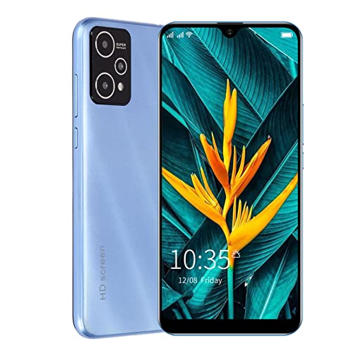 Elprico Handys ohne Vertrag Günstig, 6,1 Zoll FHD Smartphone, 2 GB RAM 16 GB ROM, 5 MP + 8 MP Dual-Kamera, 2800 MAh, DREI Kartensteckplätze, Android 6(Hellblau) von Elprico