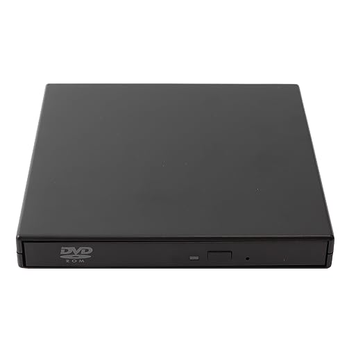 Elprico Hochgeschwindigkeits-USB 2.0-DVD-Brenner, Kompaktes CD-RW-Laufwerk für Laptop-Desktop, Plug-and-Play, Multifunktion, Weitgehend Kompatibel mitMarken von Elprico