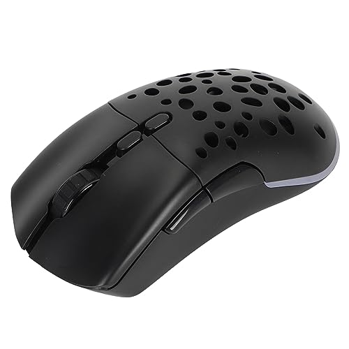 Elprico Kabellose Maus, Programmierbare Dual-Mode-Tasten, RGB-Hintergrundbeleuchtung, Einstellbare DPI, Ergonomische Gaming-Maus für Gaming, Büro, Studium von Elprico