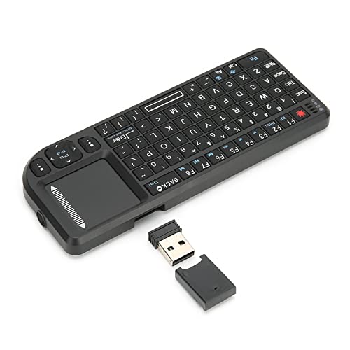 Elprico Kabellose -Tastatur mit Touchpad und Laserpointer, 2,4 G Floating-Bedienung fürLinuxOS X von Elprico