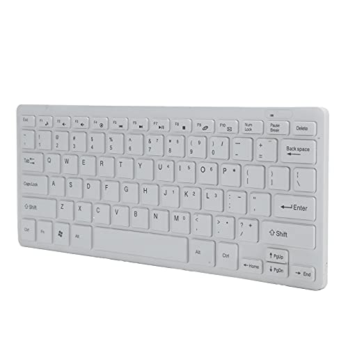 Elprico Kabellose Tastatur- und Mauskombination für Windows, 2,4 G Kabellose Lange Akkulaufzeit, für Windows/Android/ios(Weiß) von Elprico