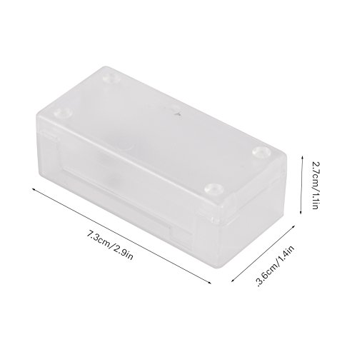 Elprico Kunststoff-Schutzhülle für, Shell Cover Enclosure Box Gehäuse Tragetasche mit 4 X Schraube (Transparent) von Elprico