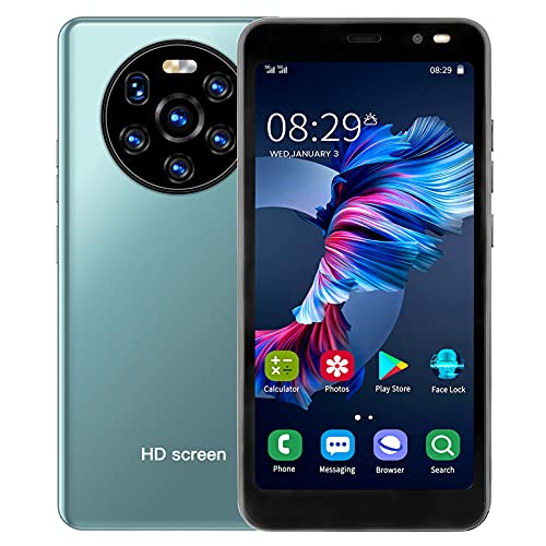 Elprico LANDVO Mate40 Smartphone, 5,45-Zoll-HD-Bildschirm-Handy 1 + 8 GB, Dual-SIM, 2000 MAh, Entsperrtes Android-Handy(Grün) von Elprico