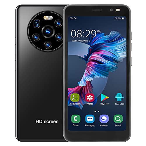 Elprico LANDVO Mate40 Smartphone, 5,45-Zoll-HD-Bildschirm-Handy 1 + 8 GB, Dual-SIM, 2000 MAh, Entsperrtes Android-Handy(Schwarz) von Elprico