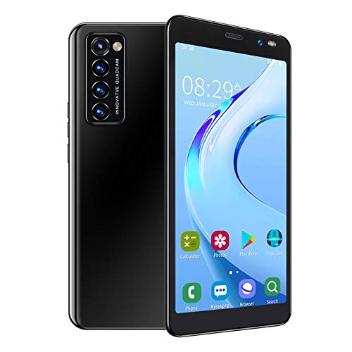 Elprico LANDVO Rino4 Pro Smartphone für Android, Smartphone mit 5,45-Zoll-Bildschirm, 512 MB RAM, 4 GB ROM, Dual-SIM, 1500-mAh-Akku, Entsperrtes Mobiltelefon(Schwarz) von Elprico