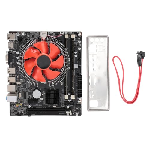 Elprico LGA 1156 Motherboard Unterstützt I7 I5 I3, DDR3, PCIe X16 6 USB2.0, Dual Channel DDR3 Motherboard 8G Speicher mit Lüfter, Schnelle Wärmeableitung von Elprico