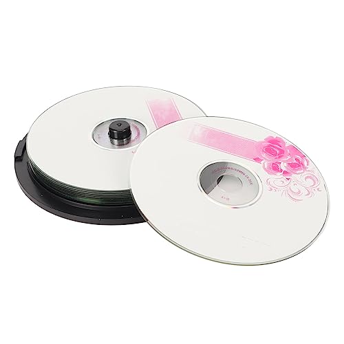Elprico Leere CD-R-Discs mit 52-facher Geschwindigkeit, 700 MB Kapazität, Kompatibel mit IOS für für für für, Nicht Wiederbeschreibbar, PC-Material für Digitale Bilder und Musik (10 von Elprico
