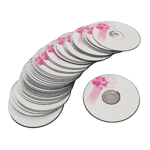 Elprico Leere CD-R-Discs mit 52-facher Geschwindigkeit, 700 MB Kapazität, Kompatibel mit IOS für für für für, Nicht Wiederbeschreibbar, PC-Material für Digitale Bilder und Musik (50 von Elprico