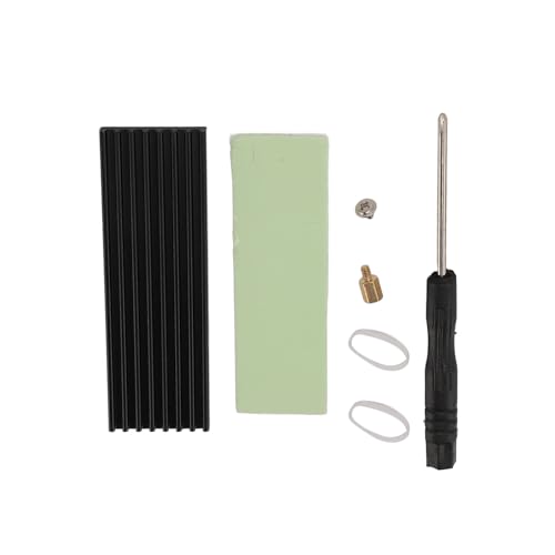 M.2 Kühlkörper Kühler 2280 SSD Kühlkörper, Aluminium Effiziente Kühlung Festplattenkühlkörper für M.2 2280 Solid State Drive für Laptop PC von Elprico