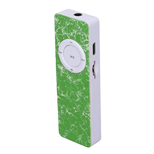 Elprico MP3-Player, Tragbarer HiFi-Musik-Player, Digitaler Verlustfreier Sound, MP3-Musik-Player, Schüler-Walkman-Unterstützung, Bis zu 64 GB Speicherkarte(Grün) von Elprico