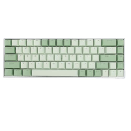 Elprico Mechanische Bluetooth-Tastatur, 68 Tasten, Professionelle Mechanische Gaming-Tastatur mit Rotem Schalter und RGB-Mehrfachbeleuchtung, Unterstützt Kabelloses 2,4 G Bluetooth 3.0 5.0 von Elprico