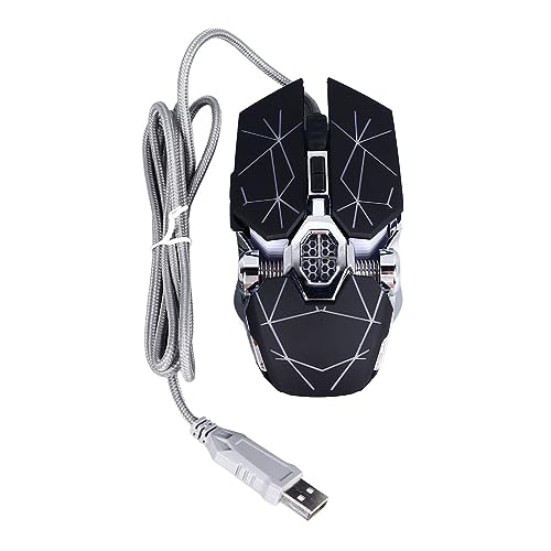 Elprico Mechanische Gaming-Maus, Kabelgebundene Optische Gamer-Maus, Ergonomische RGB-Mäuse für Computer von Elprico