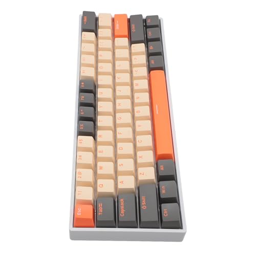 Elprico Mechanische Gaming-Tastatur, 61 Tasten, 2,4 G, Bluetooth 3.0 5.0, Wiederaufladbare -Gaming-Tastatur für Android von Elprico