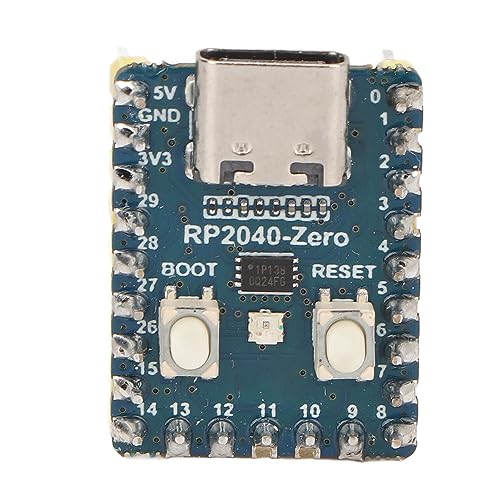 Elprico Mikrocontroller-Entwicklungsplatine, RP2040-Chip-Dual-Core-Prozessor, Mikrocontroller, Mikrocontroller-Entwicklungsplatine, Unterstützt C-Python-Entwicklung von Elprico