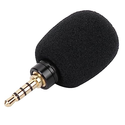 Elprico -Mikrofon, EY-630A 3,5-mm-Mikrofon mit Geräuschunterdrückung, 3,5-mm-Klinkenstecker für Mobile Smartphones (3,5 vierpoliger Mono-Direktstecker) von Elprico